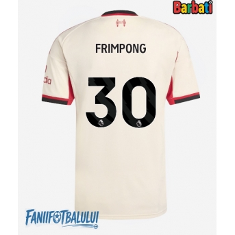 Liverpool Jeremie Frimpong #30 Tricou Fotbal Replică 2025-26 Barbati Deplasare